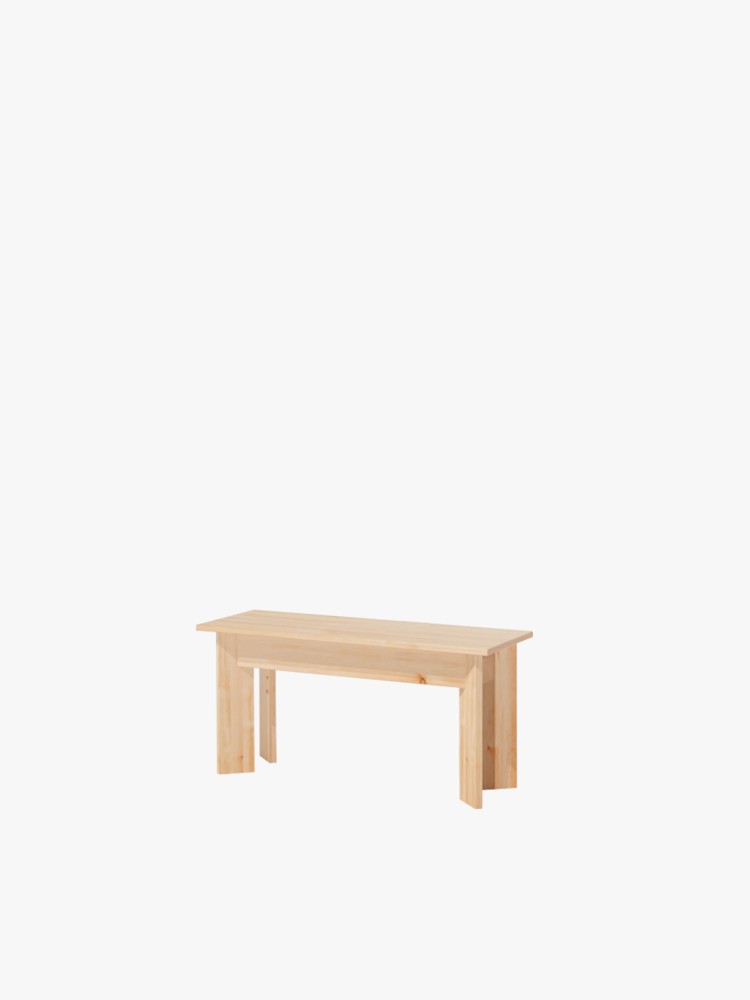 Banco de madera 90X35 BATU | LUFE