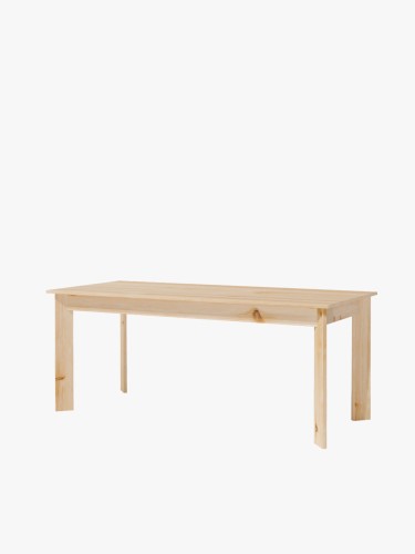 Mesa de comedor de madera 180X80 BATU | LUFE