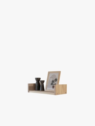 Estantería de pared de madera 44X21 cm | LUFE