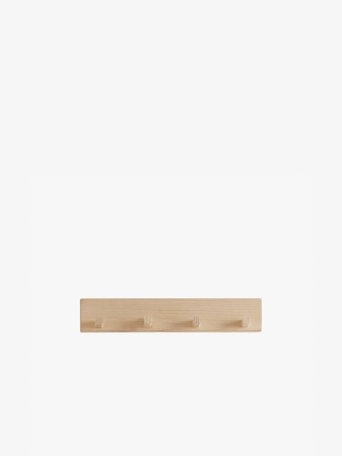 Perchero de pared de madera rectangular | LUFE