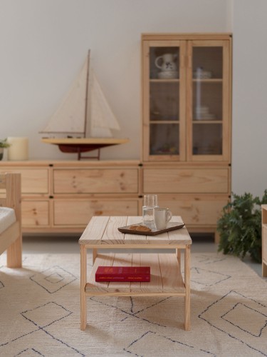 Mesa de centro de madera LAUKI | LUFE