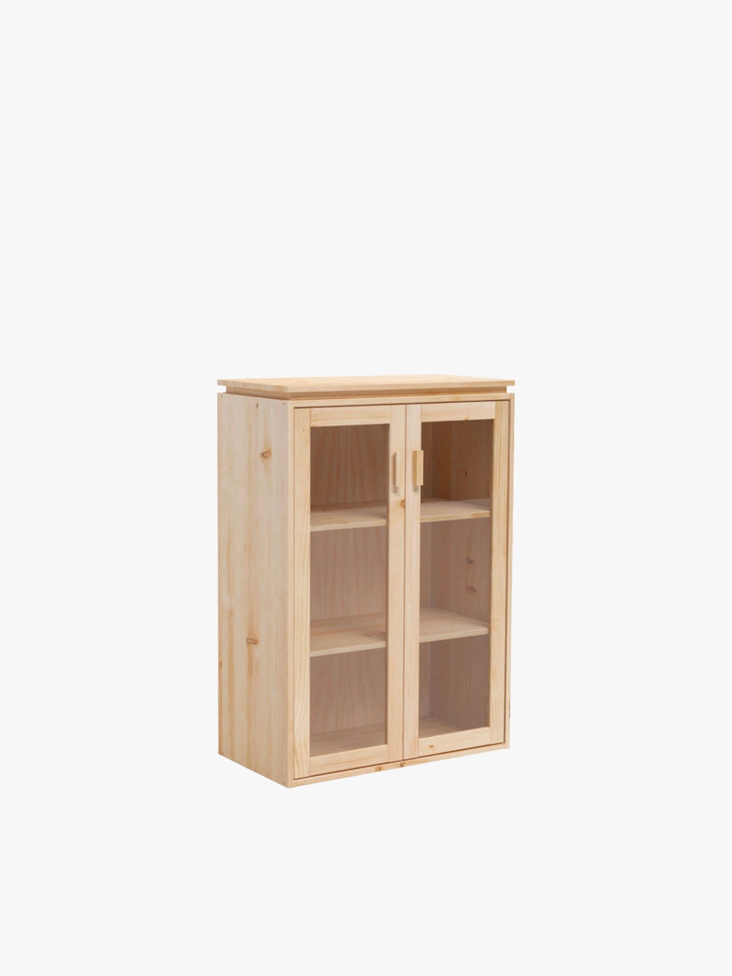 Vitrina expositora de cristal y madera 78x115 LIBE | LUFE