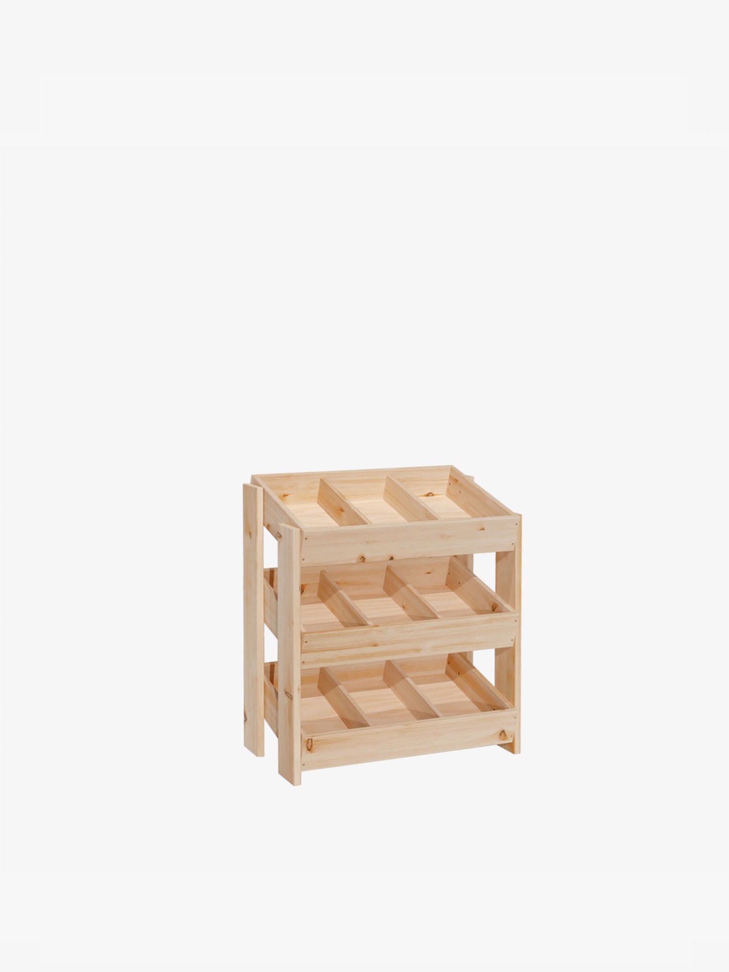Mueble organizador Montessori de madera