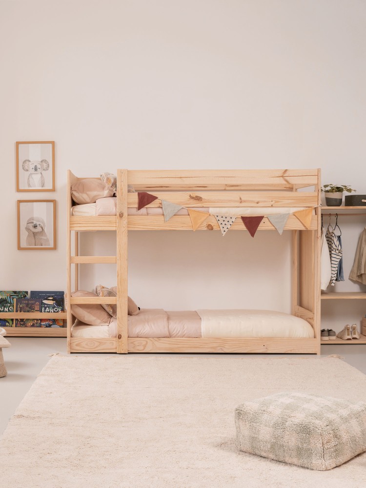 Litera infantil Montessori de suelo 90 cm | LUFE 2