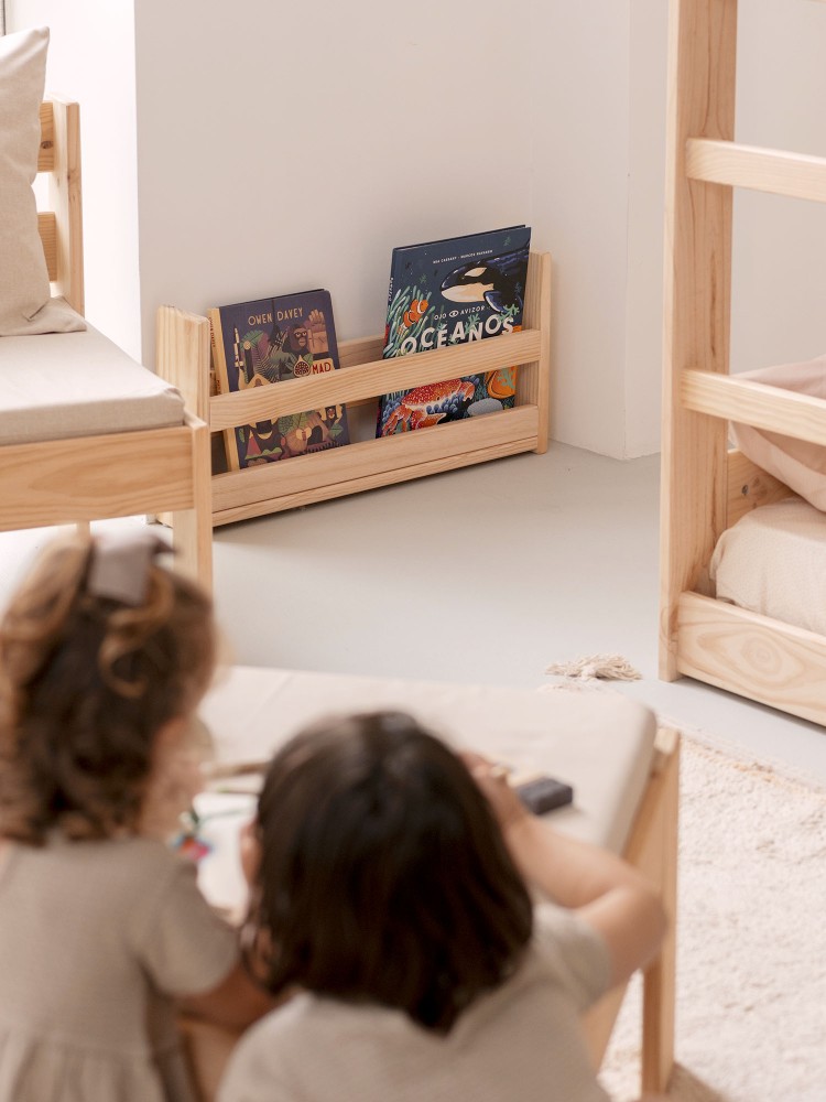 Estantería Montessori 1 balda en madera | LUFE 2