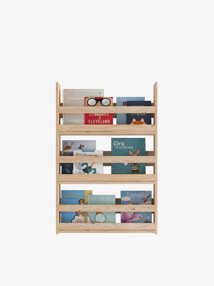 Estantería Montessori 3 balda en madera | LUFE