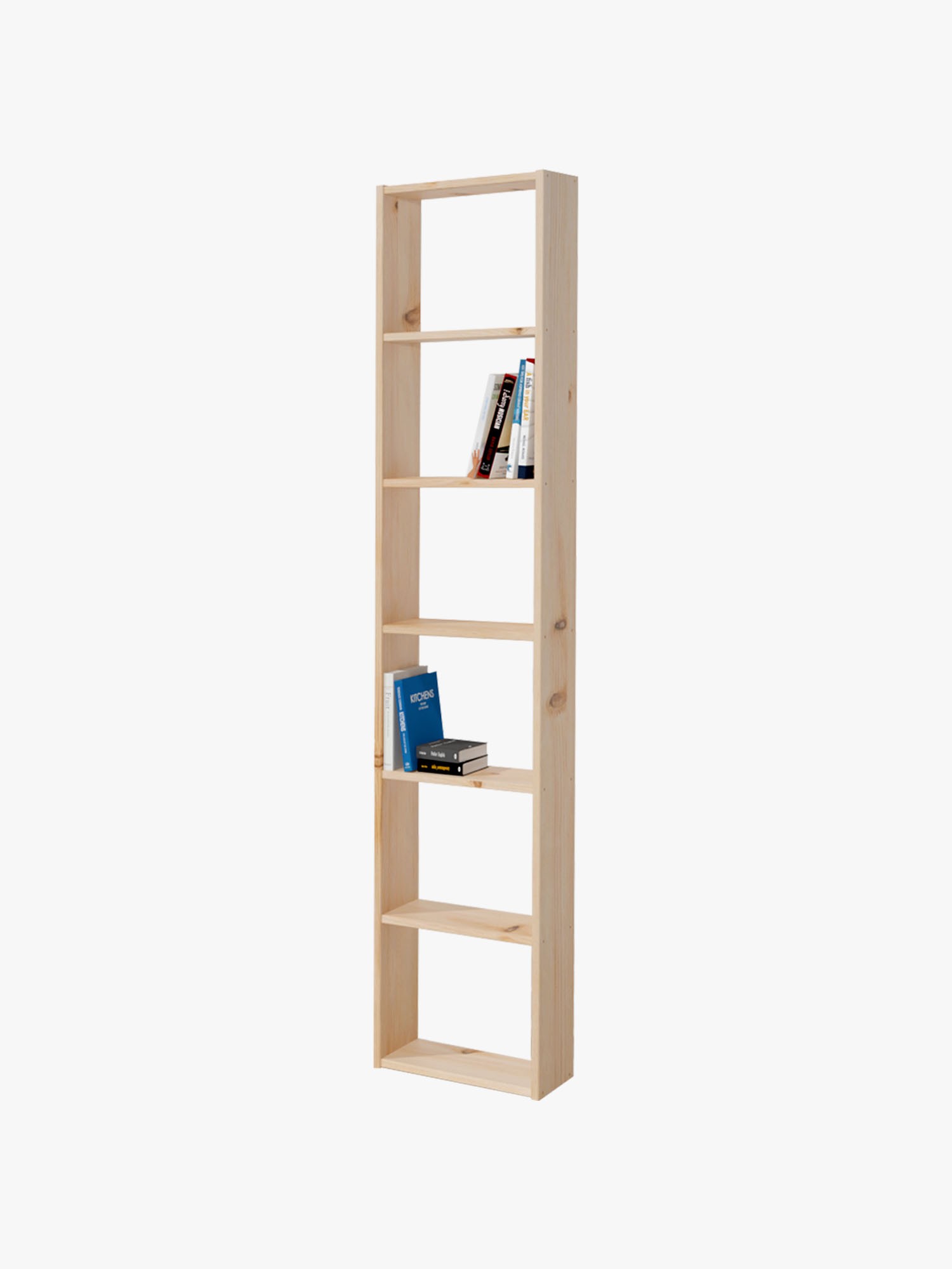 Estantería cubo 7 baldas de madera | LUFE