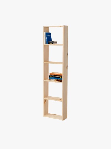 Estantería cubo 6 baldas de madera | LUFE