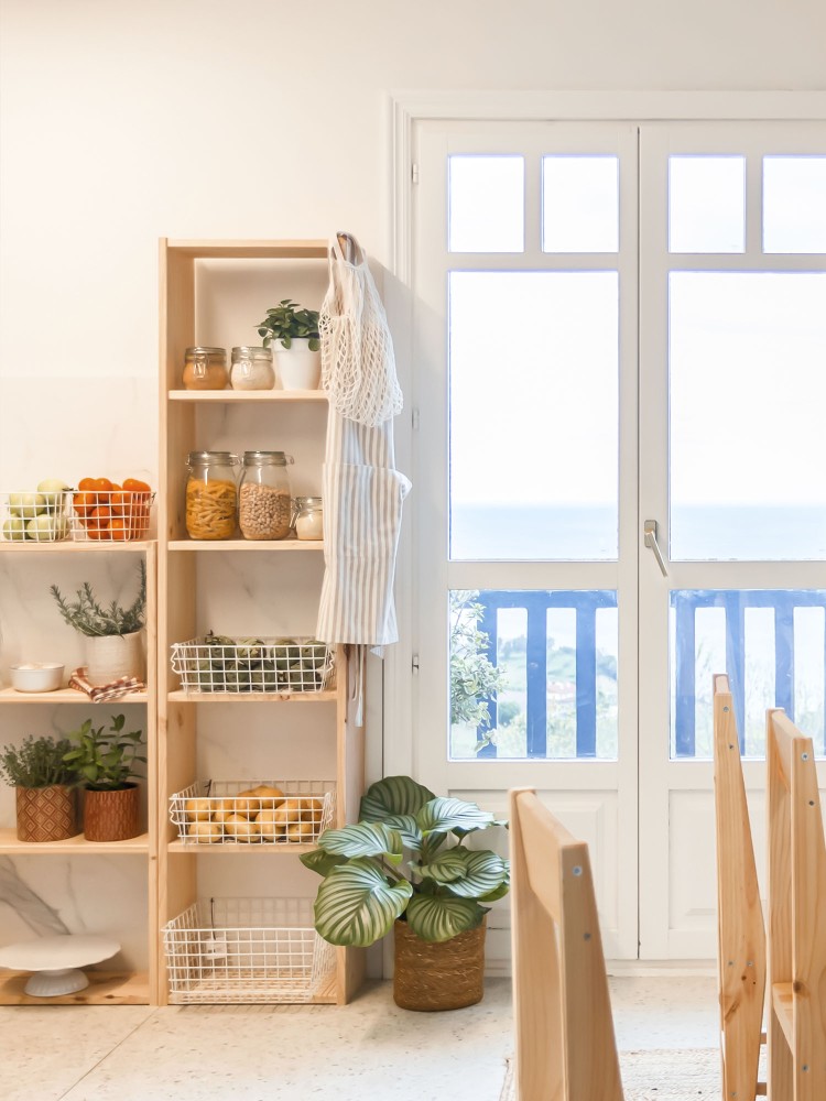 Estantería cubo 6 baldas de madera | LUFE 2