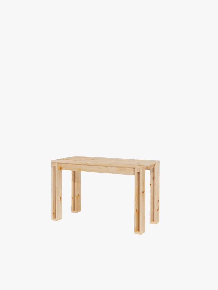 Mesa de madera de estudio o comedor 120 cm | LUFE