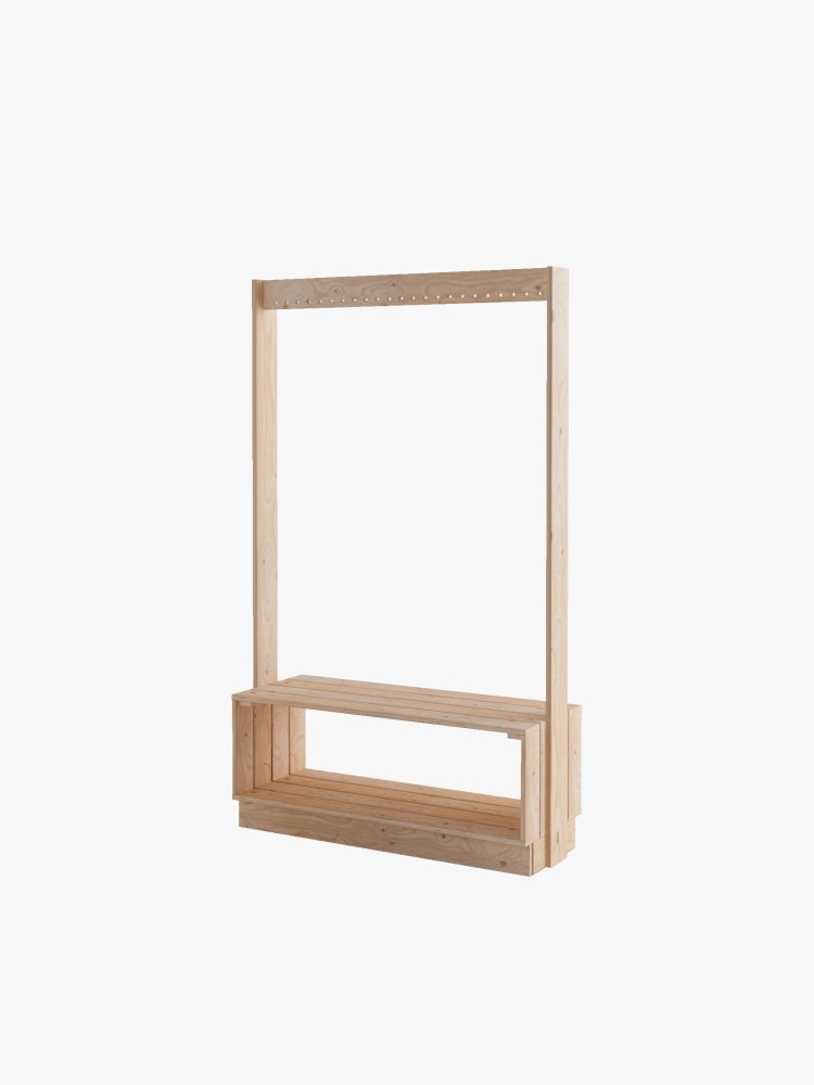 Burro para ropa BEKA 160 x 100 cms de madera | LUFE