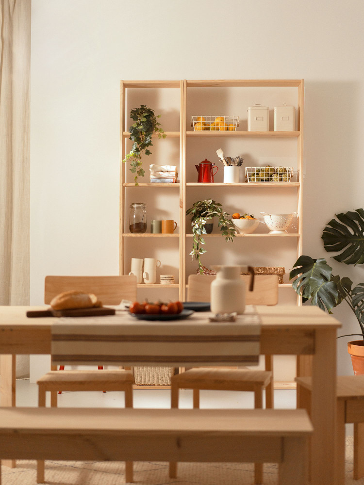 Estantería cubo 7 baldas de madera | LUFE 2