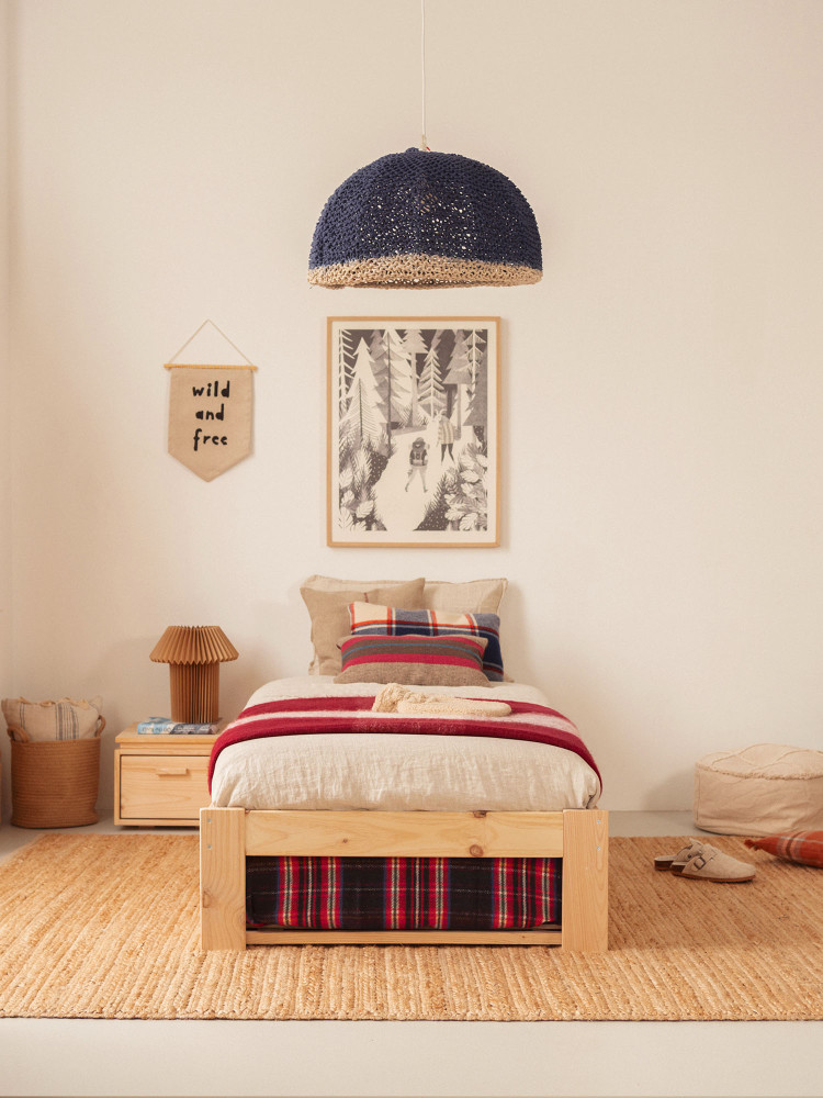 Cama nido infantil BASO de madera de 80 cm | LUFE 2
