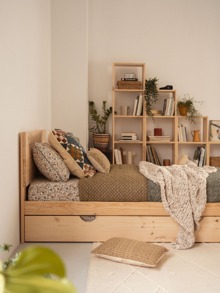 Cama nido infantil TESTA de madera de 80 cm | LUFE 2
