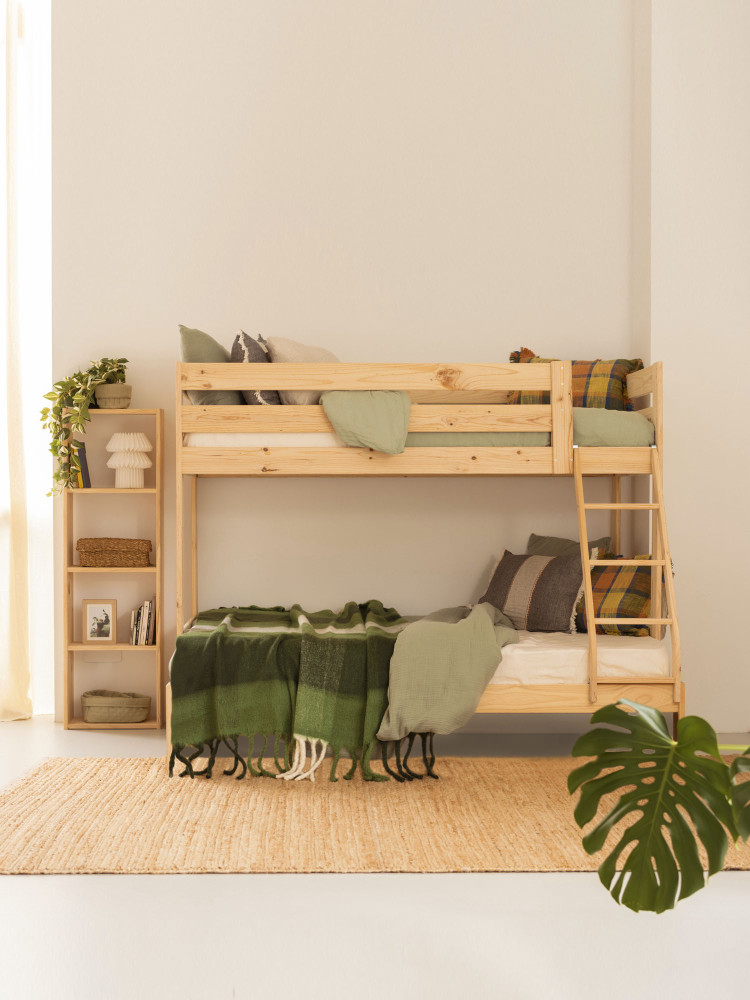 Litera triple de madera cama 90 y 135 | LUFE 2