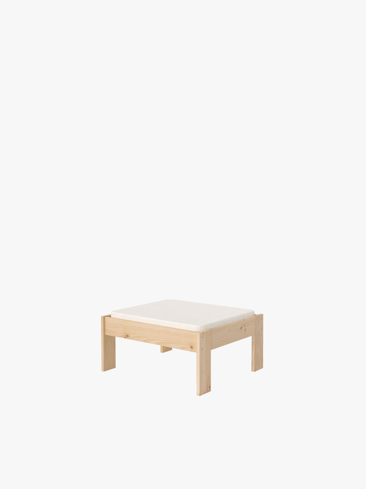 Puf sofá modular de madera para exterior | LUFE