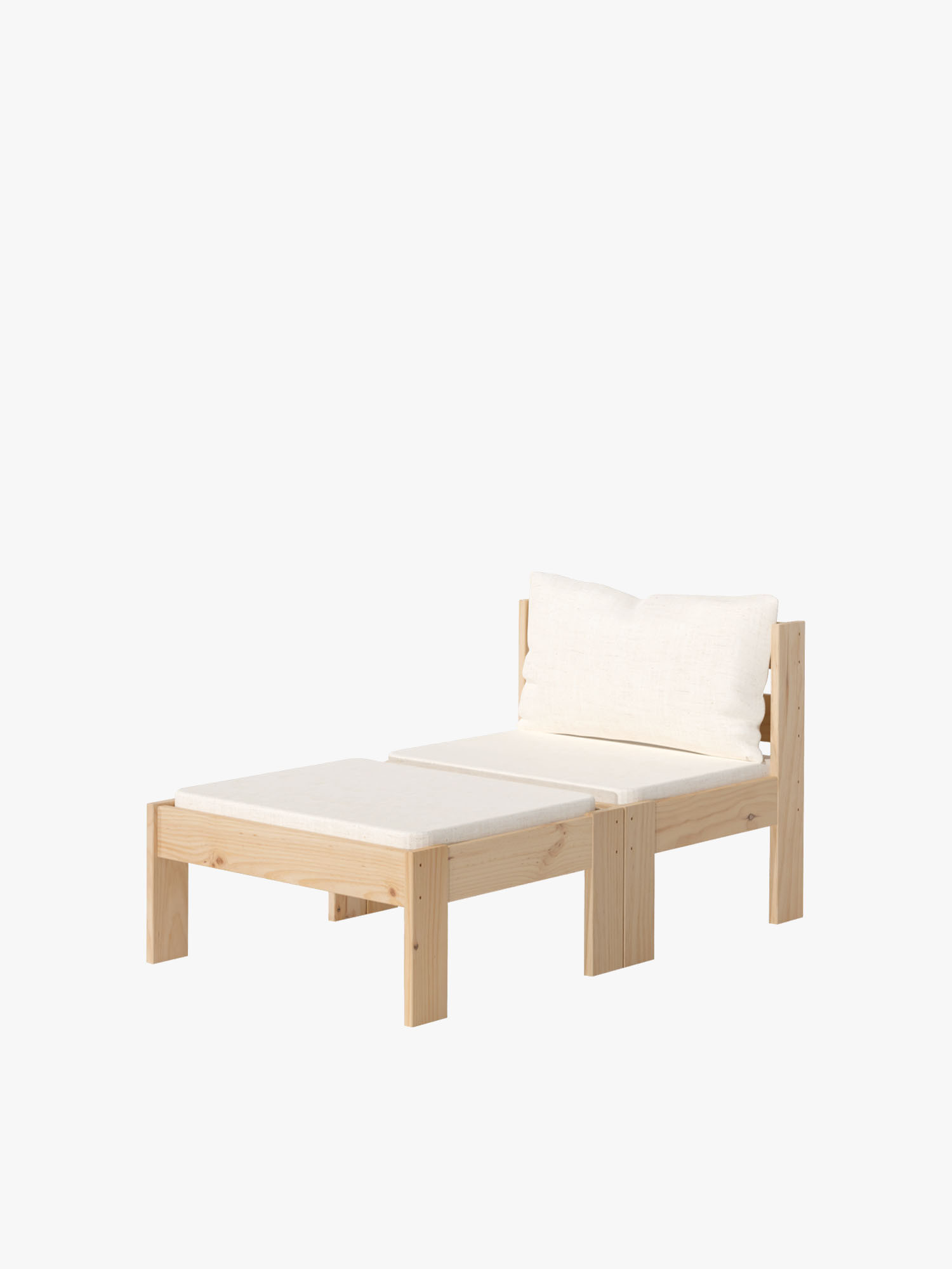 Conjunto modular chaise longue para exterior | LUFE