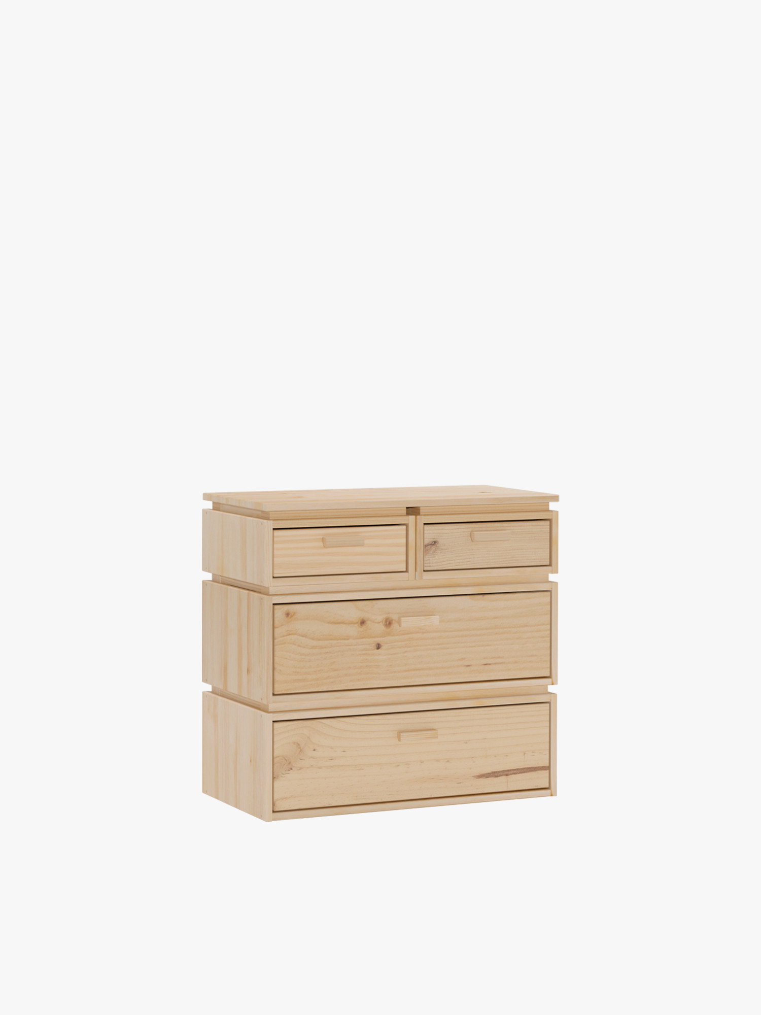 Cajonera de madera con 4 cajones 78x77 LIBE | LUFE