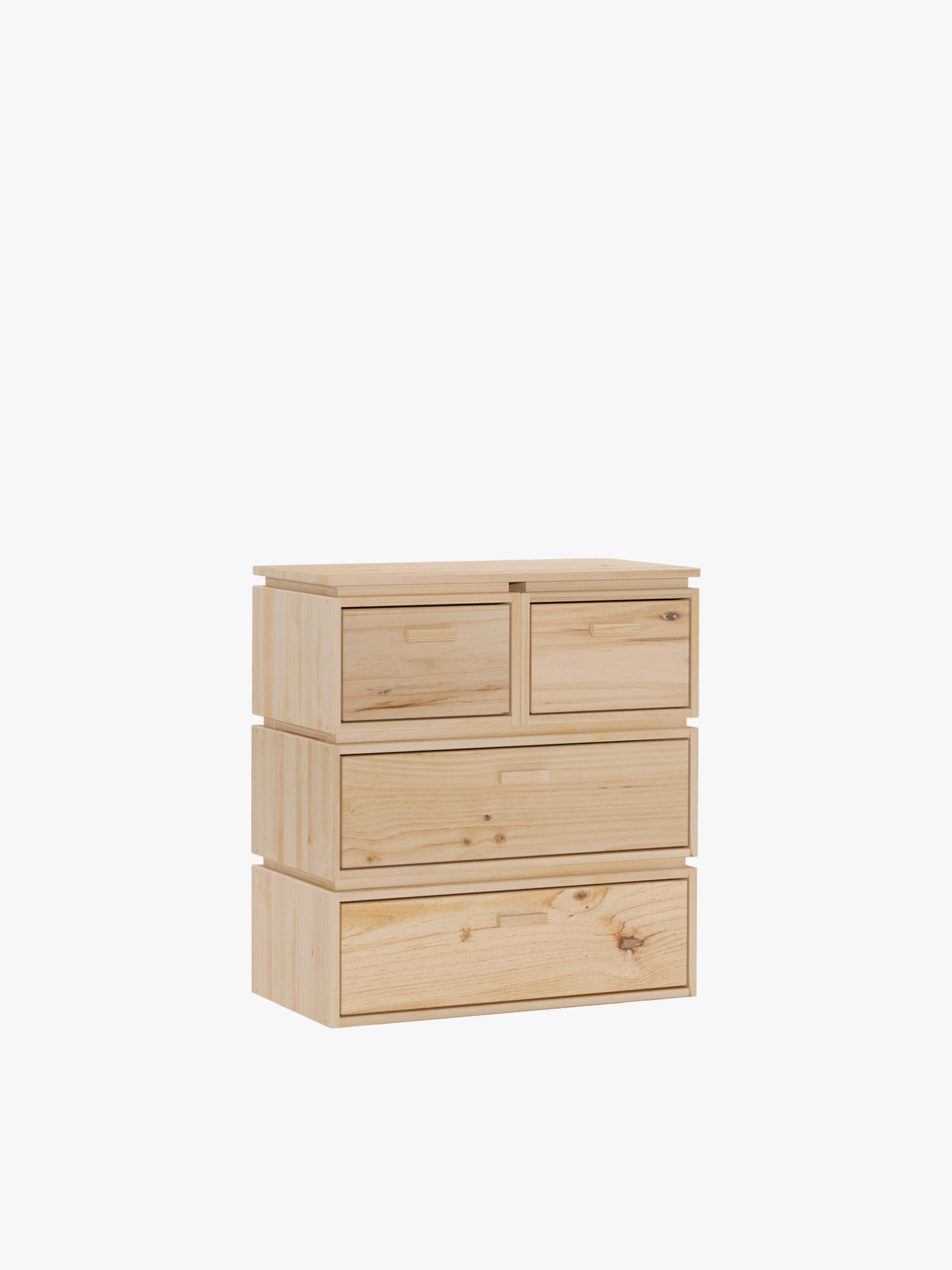 Cajonera de madera con 4 cajones 78x87 LIBE | LUFE
