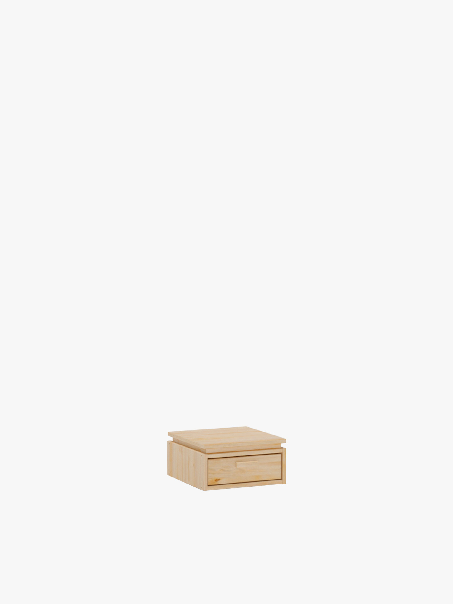 Mesita de noche de madera con cajón 39x22 LIBE | LUFE