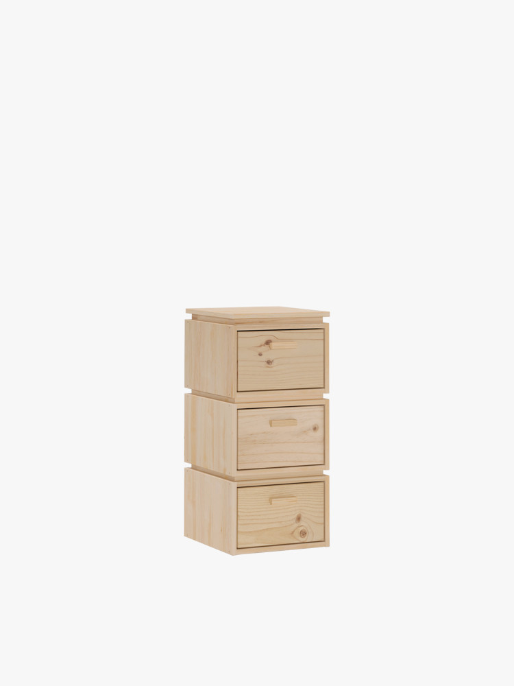 LIBE cajonera columna con 3 cajones 39x87