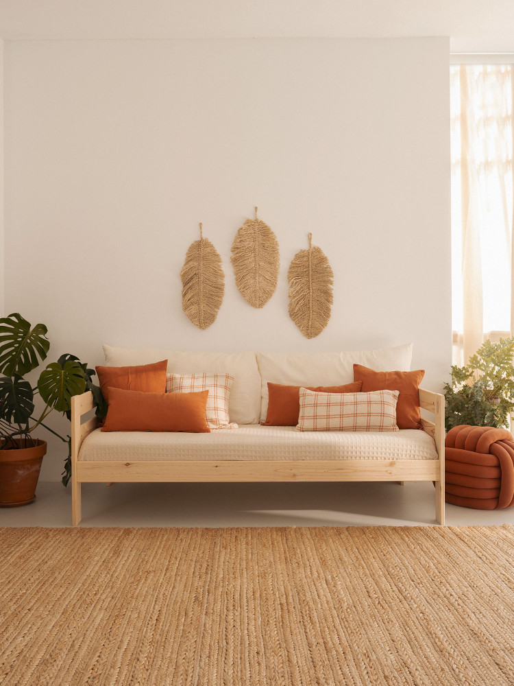 Diván 80 cm de madera con respaldo | LUFE 2