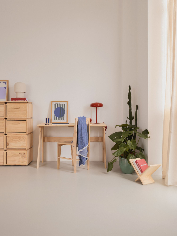 Mesa escritorio de estudio juvenil de 80 cm | LUFE 2