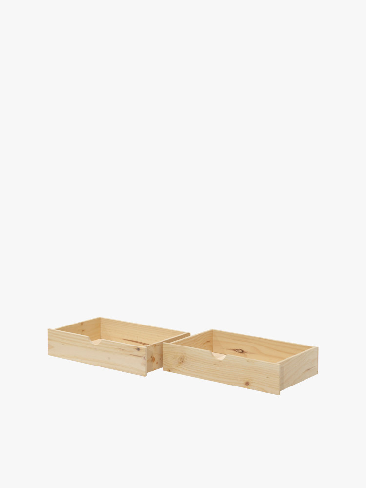 Cajones de almacenaje fondo 65 cm de madera | LUFE