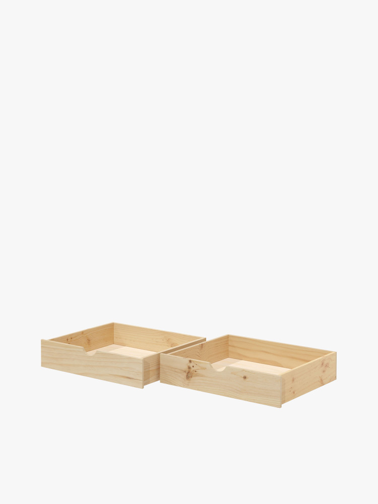 Cajones de almacenaje fondo 90 cm de madera | LUFE