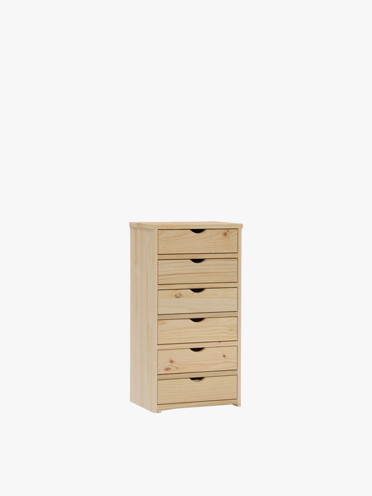 Cajonera de madera con 6 cajones | LUFE