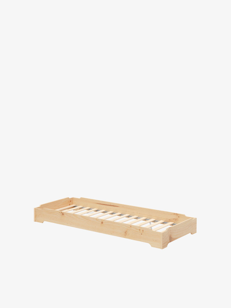 Cama montessori apilable individual de 90 m de madera | LUFE 2