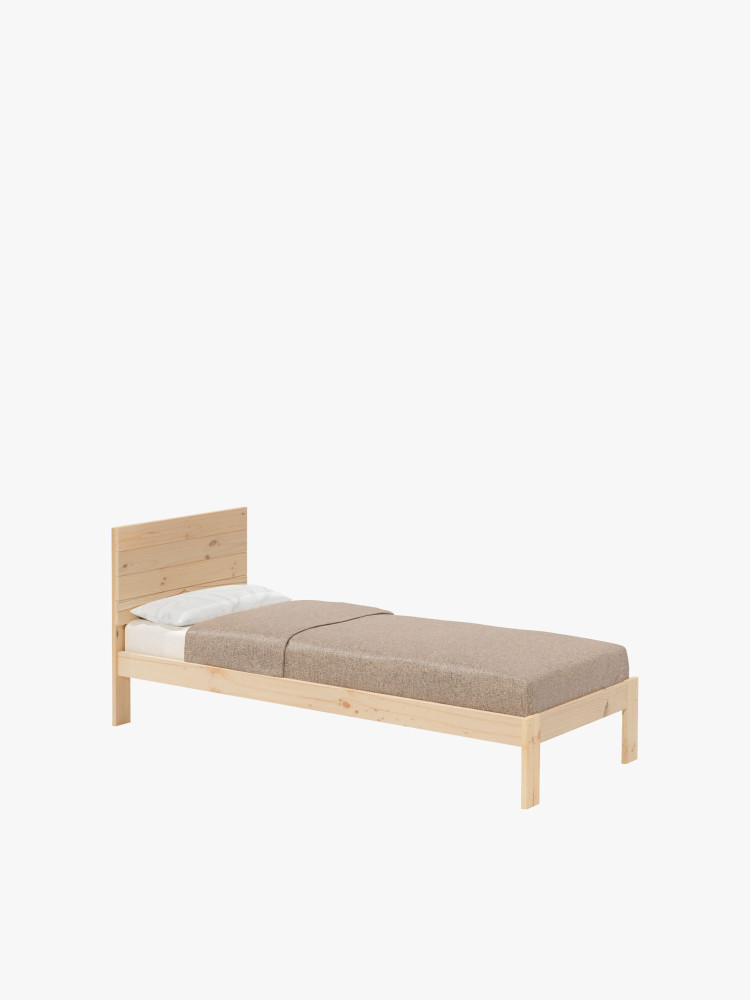 Cama TESTA individual de 90 cm de madera | LUFE