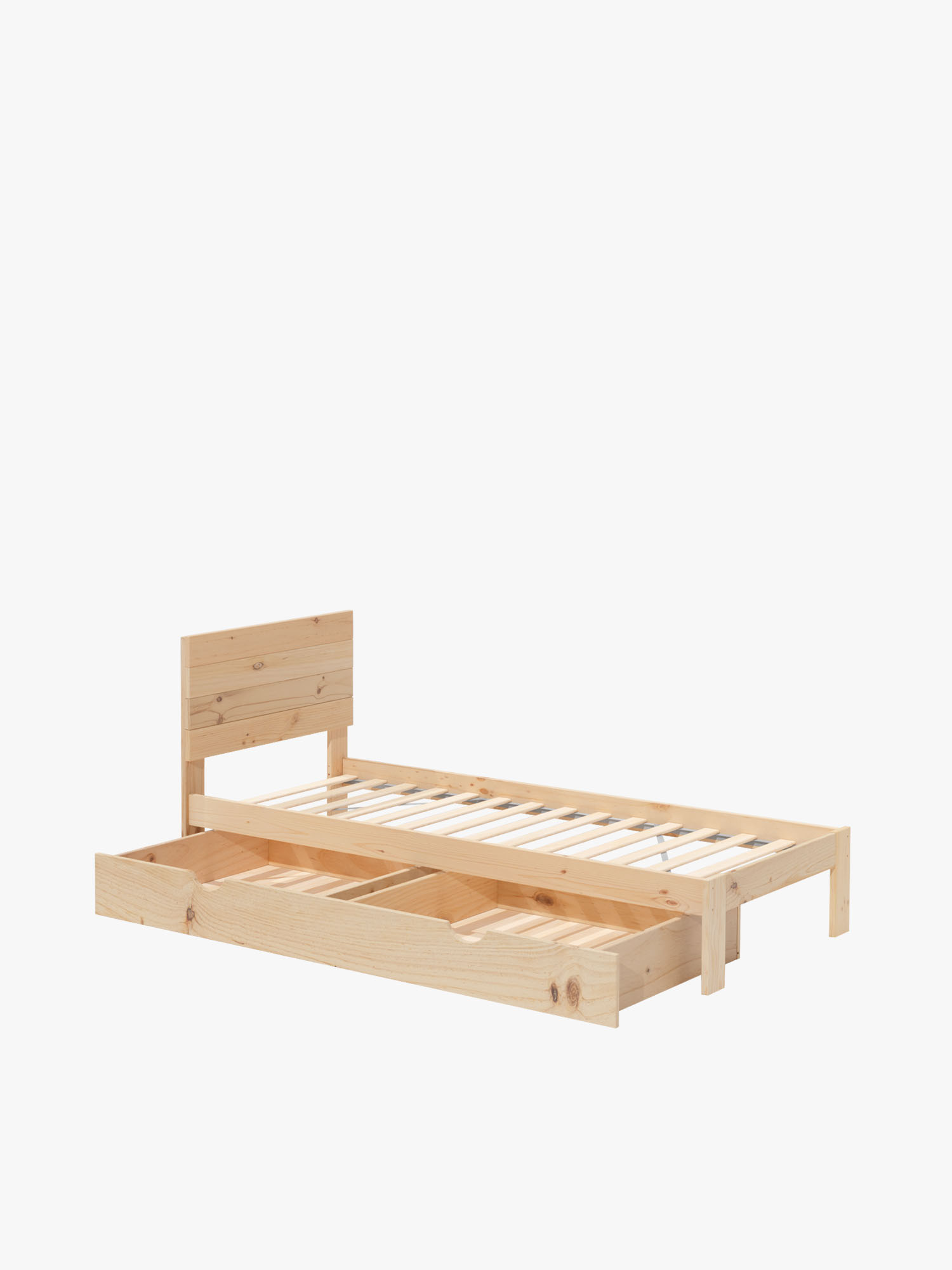 Cama TESTA individual de 90 cm con cajón | LUFE