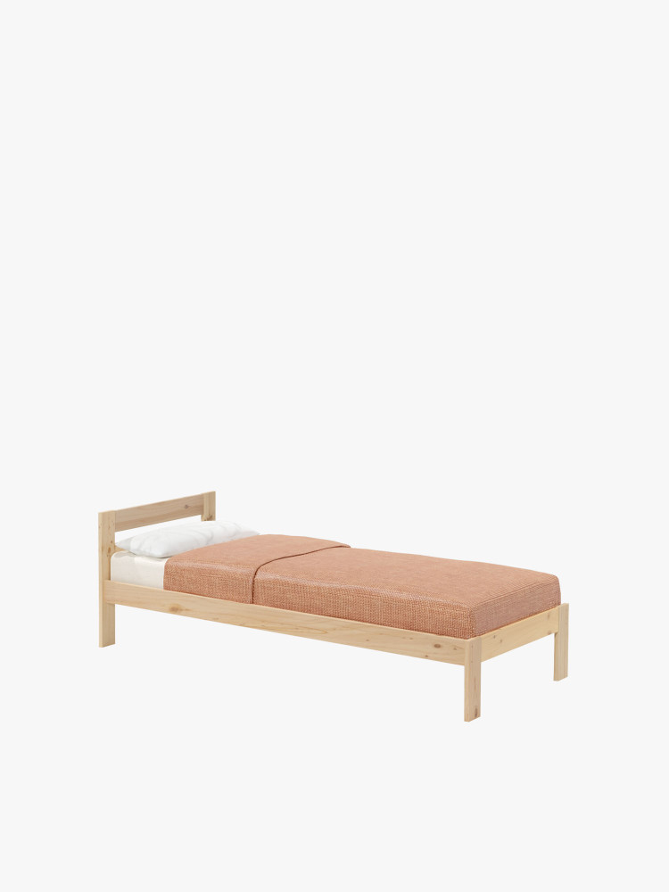 Cama LORE individual de 90 cm de madera | LUFE