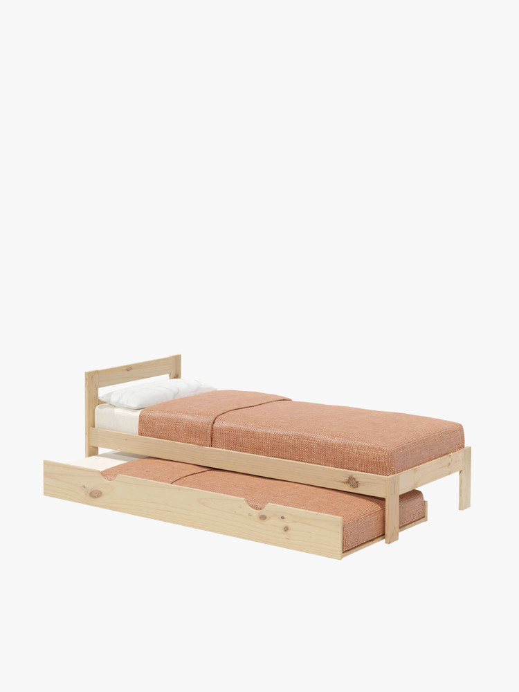 Cama nido infantil LORE de madera de 80 cm | LUFE