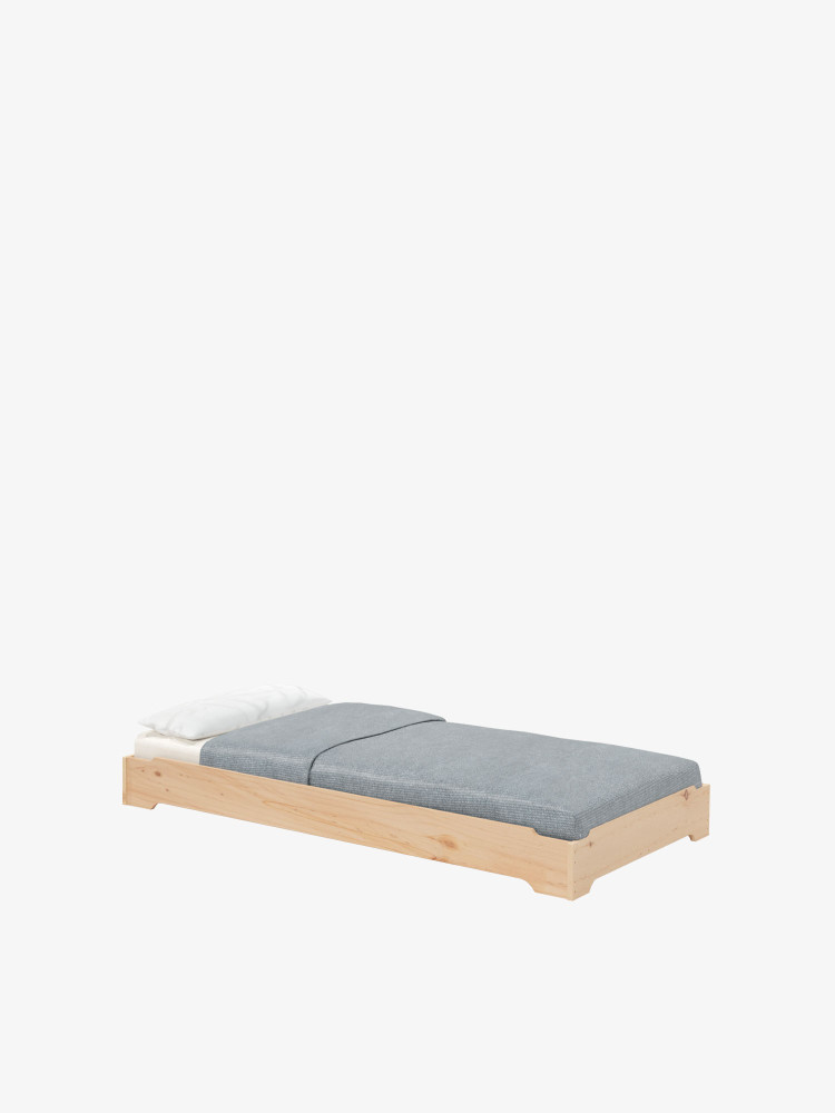 Cama de madera 105 del suelo | LUFE