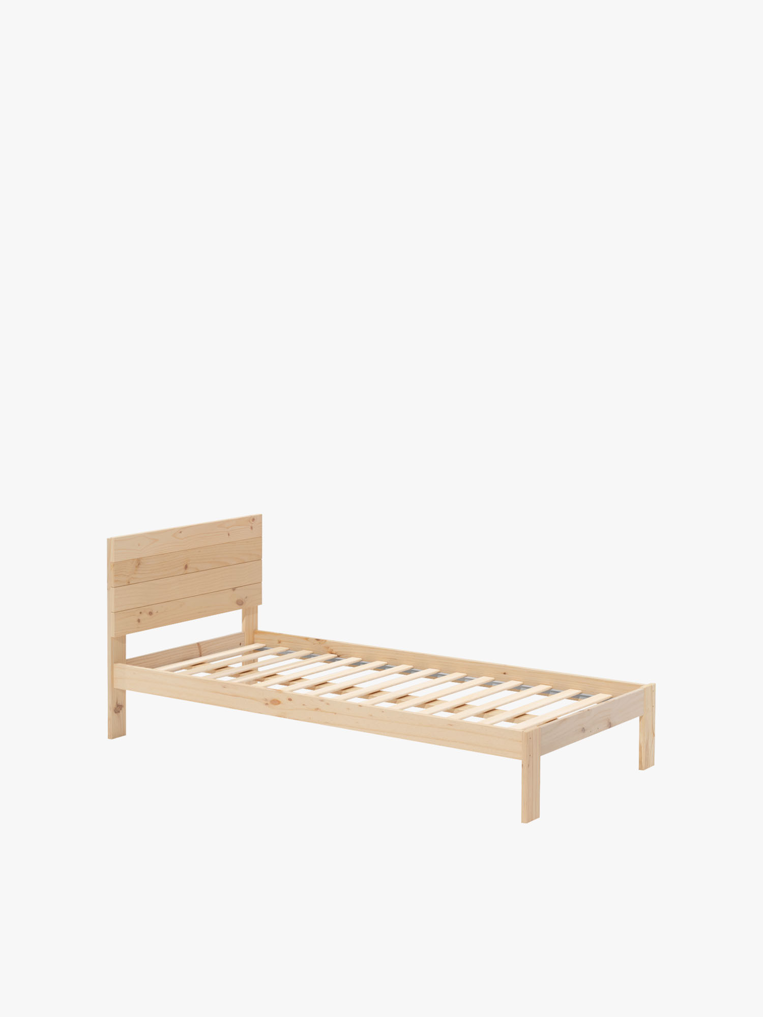 Cama TESTA individual de 105 cm de madera | LUFE