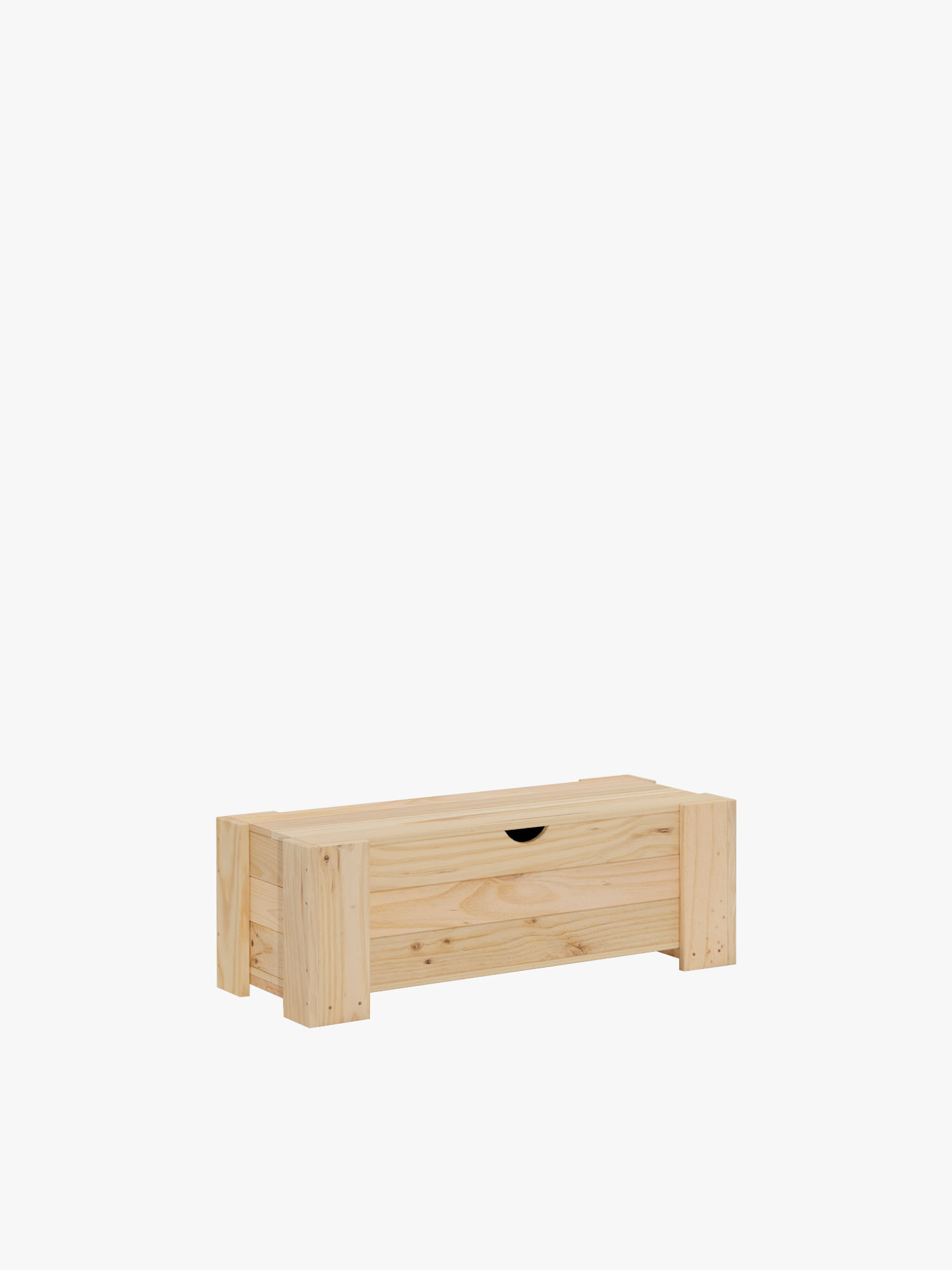 Baúl NINAO de 100 cm en madera | LUFE