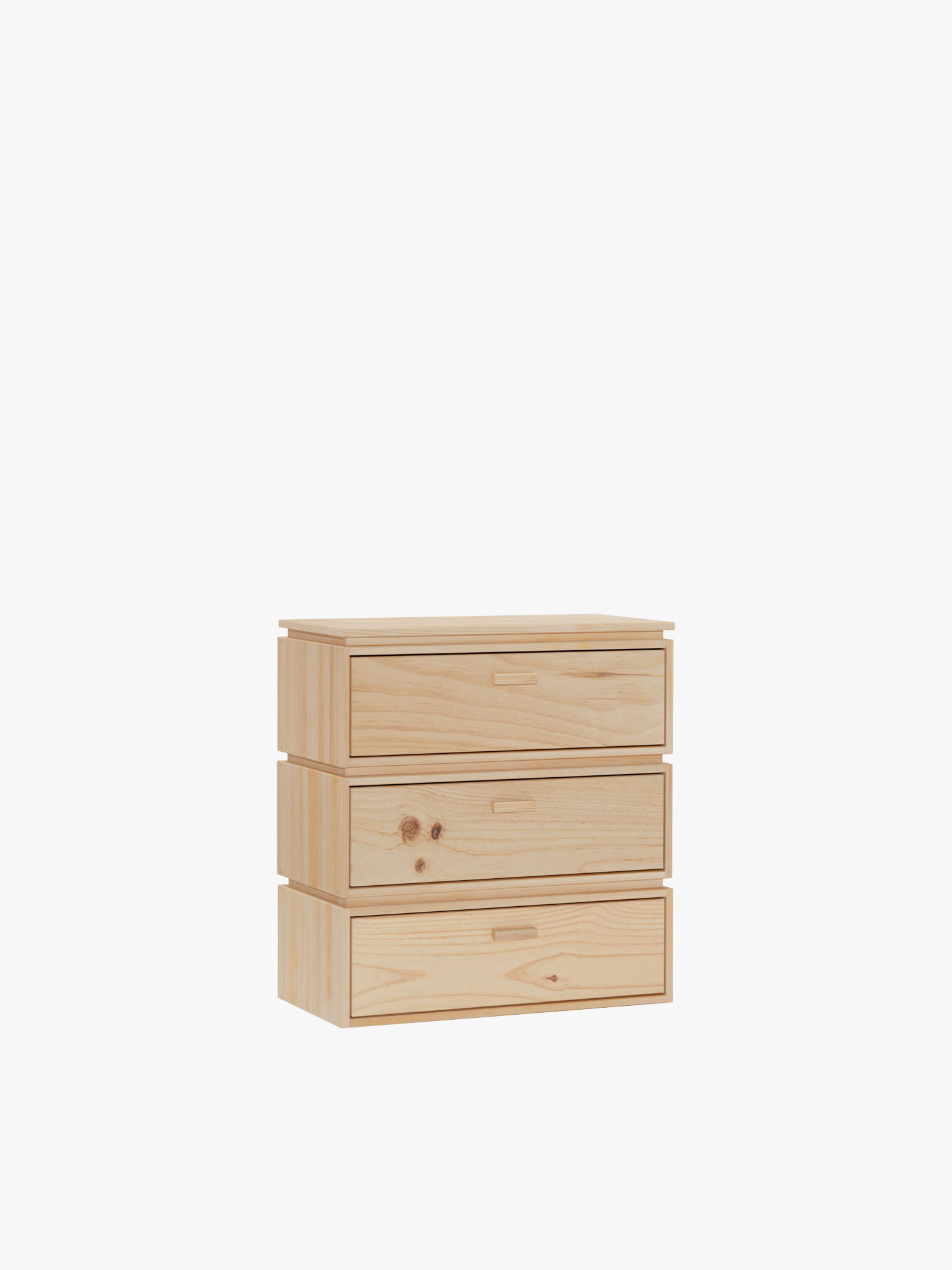 Cajonera de madera con 3 cajones 78x87 LIBE | LUFE