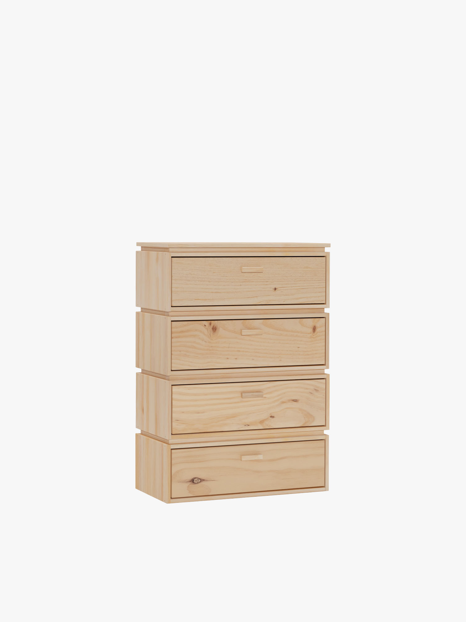 Cómoda de madera con 4 cajones 78x115 LIBE | LUFE