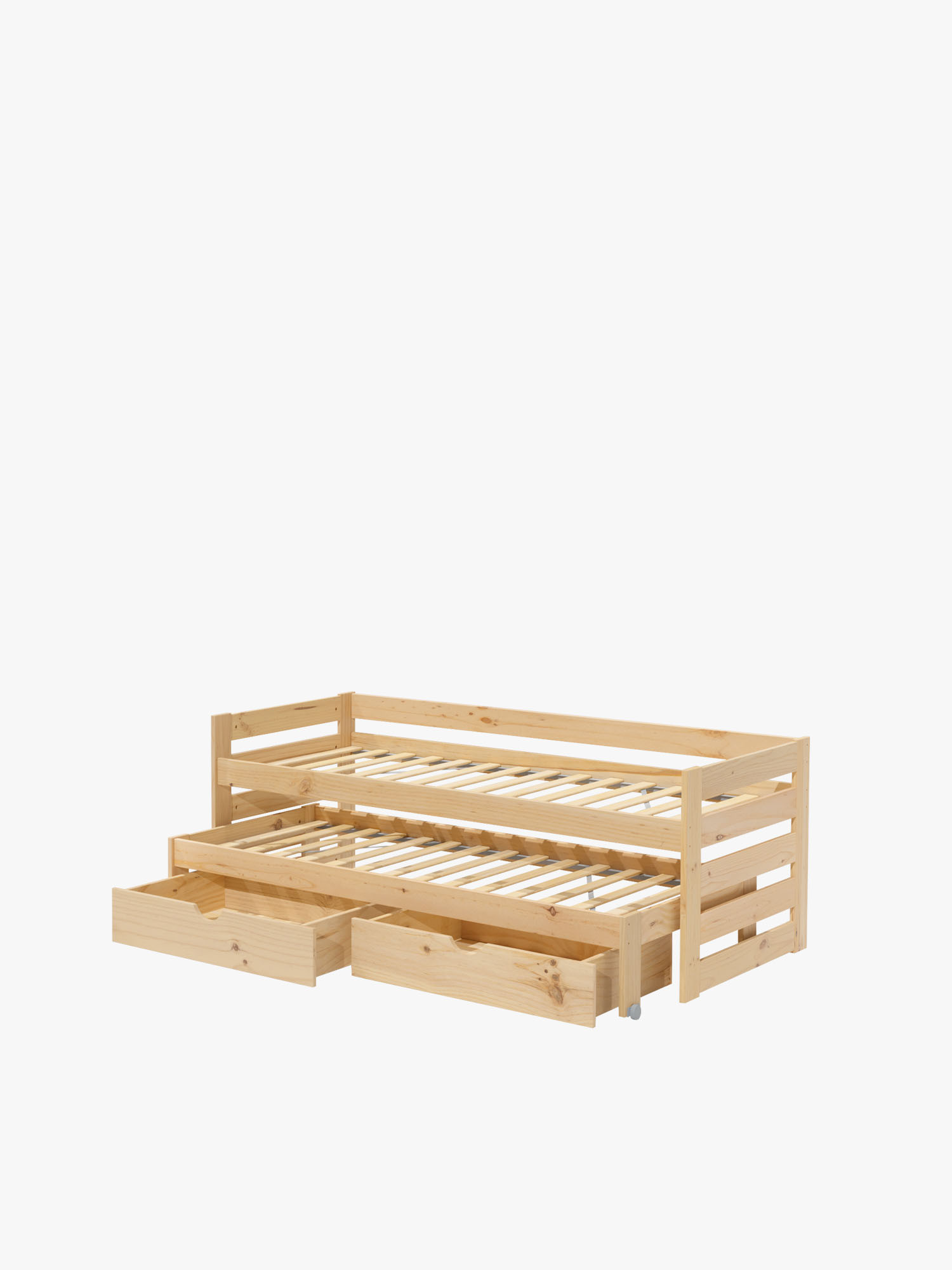 Cama nido compacta 80 con cajones | LUFE