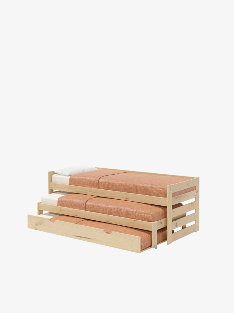 Cama nido compacta triple 80 | LUFE