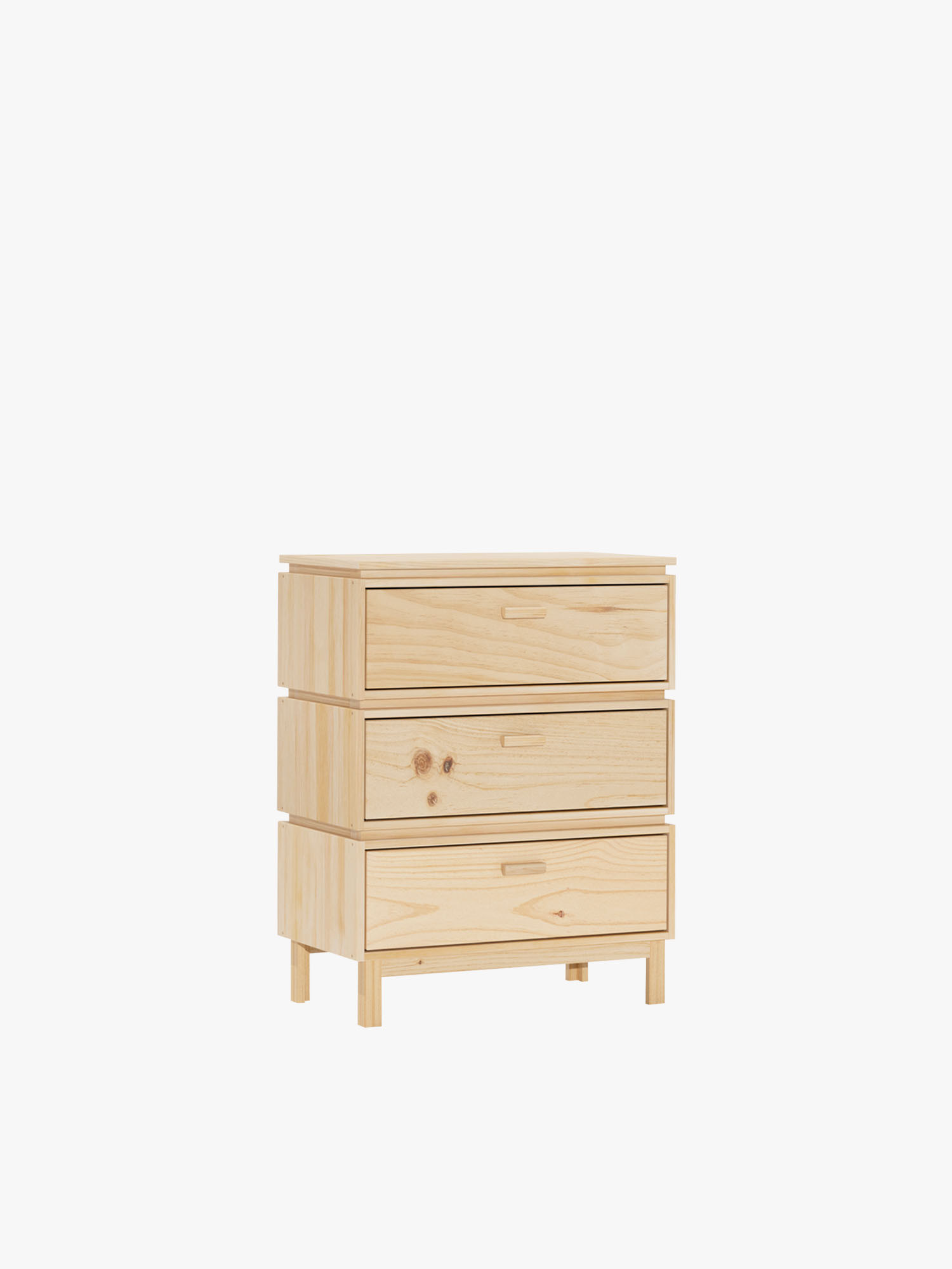 Cajonera de madera con 3 cajones 78x100 AIKA | LUFE