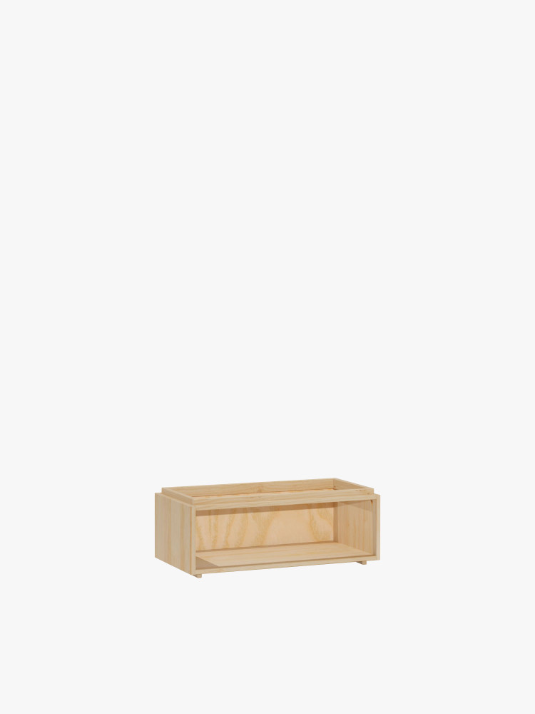 Módulo hueco de madera natural 78x30 | LUFE