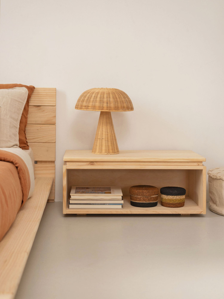 Módulo hueco de madera natural 78x30 | LUFE 2