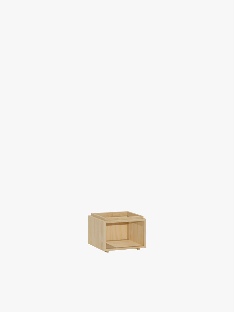 Módulo hueco de madera natural 39x30 | LUFE