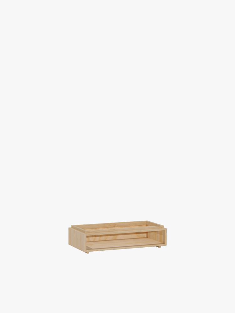 Módulo hueco de madera natural 78x20 | LUFE