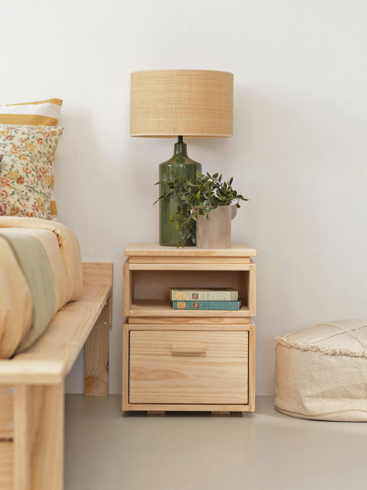 Módulo hueco de madera natural 39x20 | LUFE 2