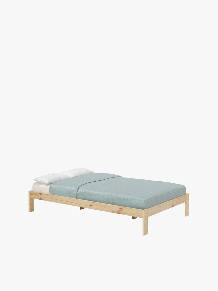 Cama doble BASO 135 cm de madera | LUFE