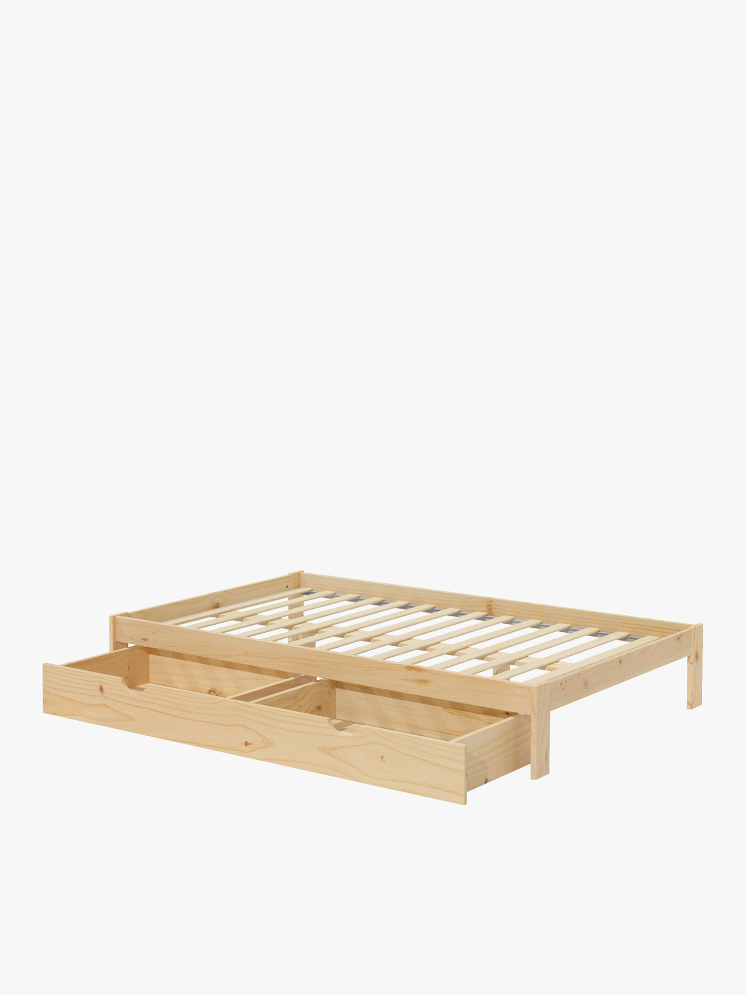 Cama doble BASO 135 cm con cajón | LUFE